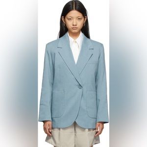 Low Classic Oversized Blue Blazer